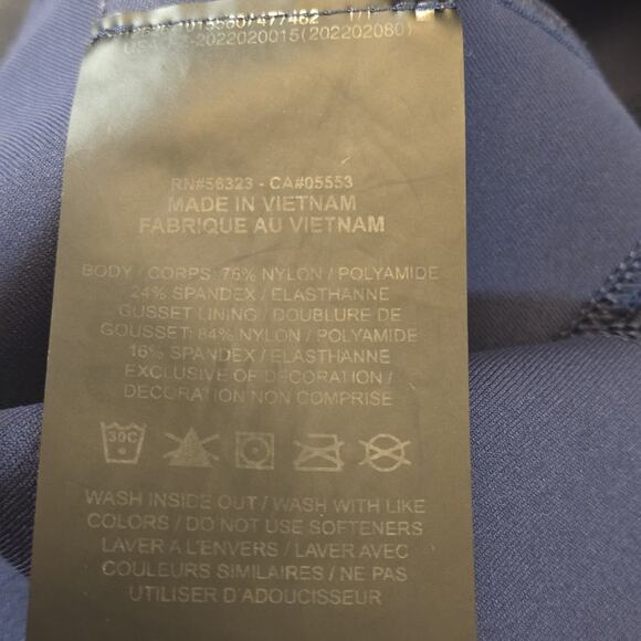 Nike Universa Dri-Fit Women's High-Waisted 7/8 Leggings Blue Size Large - Picture 10 of 10